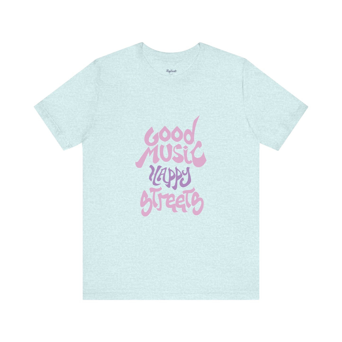 Good Music Happy Streets Tee, Women's Shirt for Music Lovers, Casual Summer Fashion, Festival & Street Wear