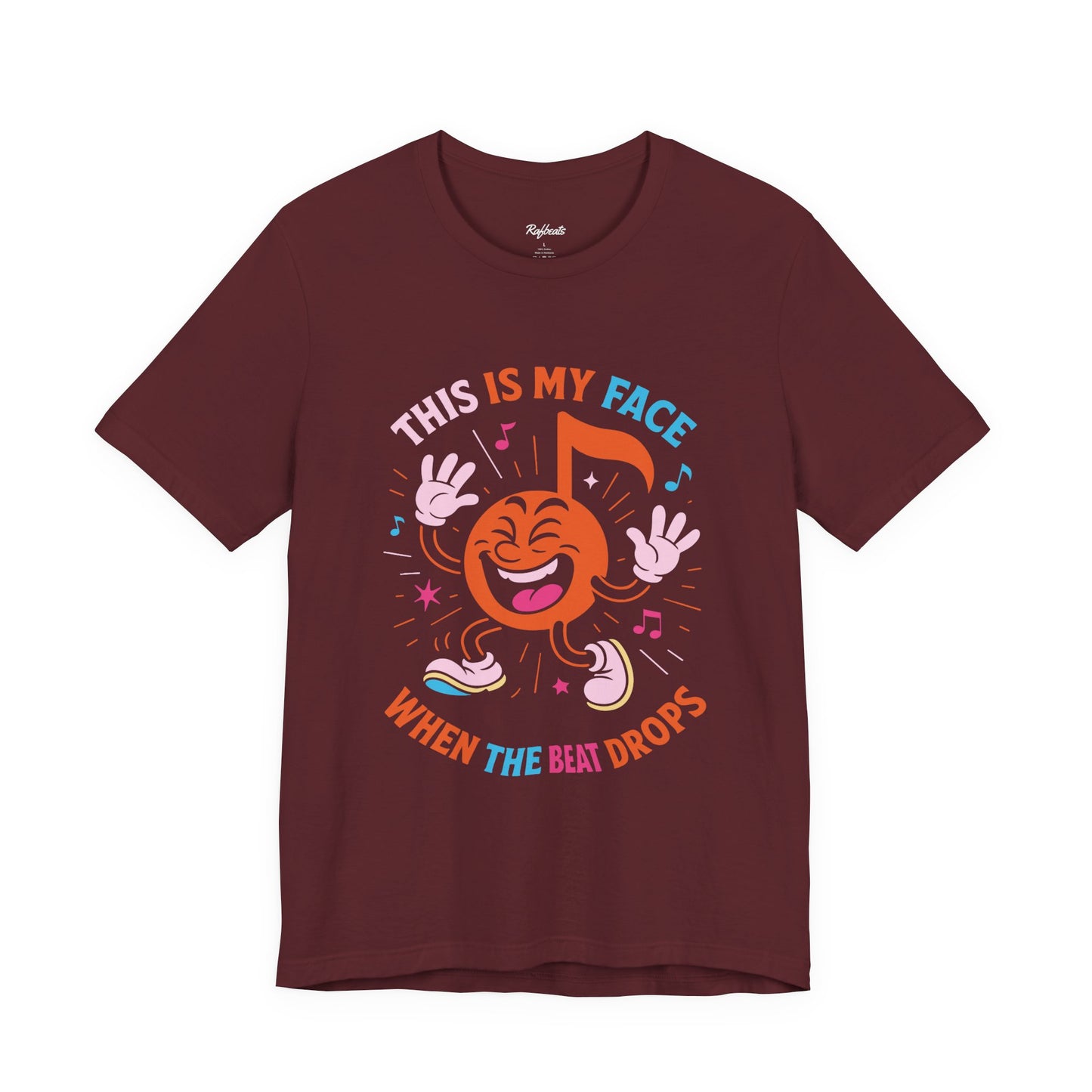 Women's T-shirt Maroon Festival Vibes Tee
