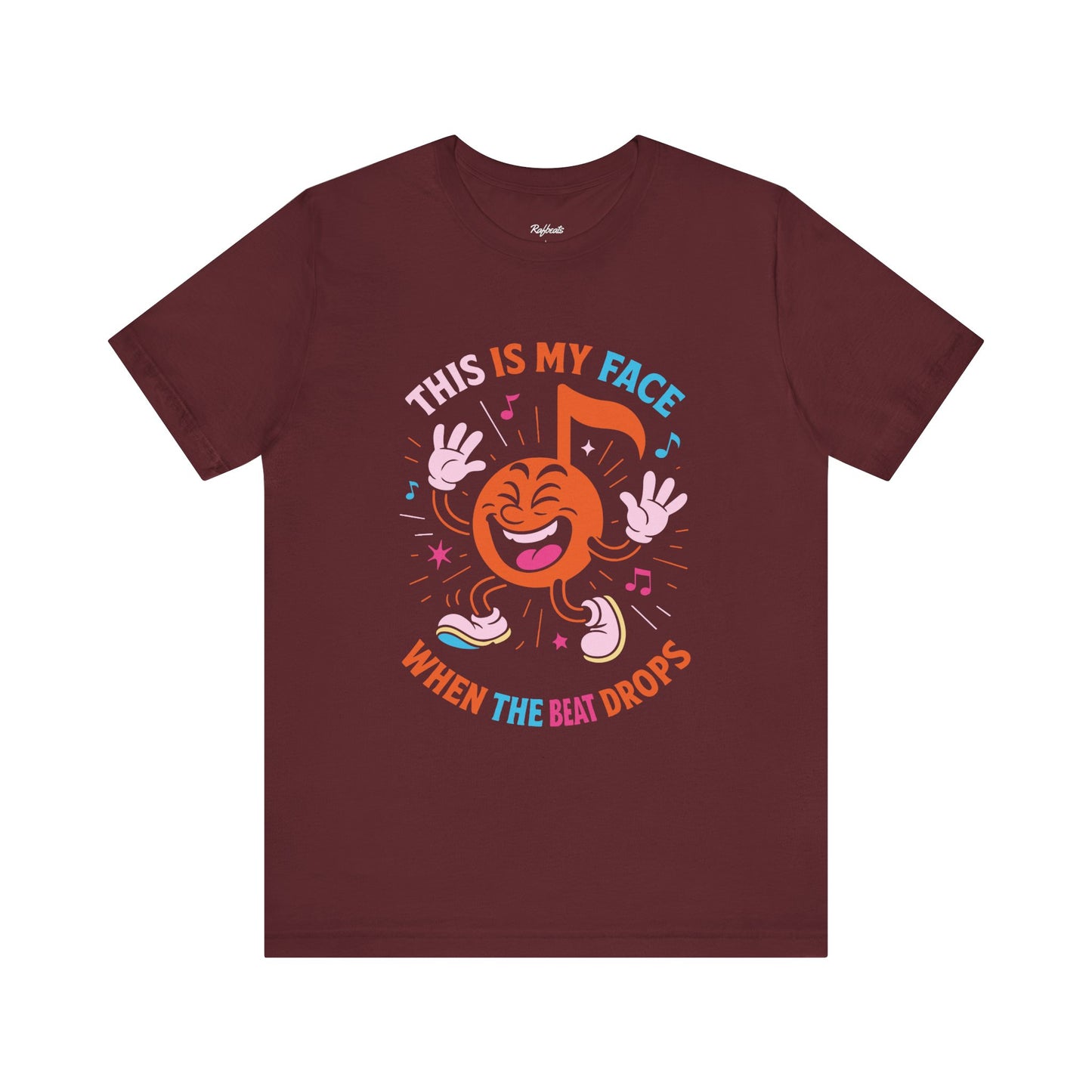 Women's T-shirt Maroon Festival Vibes Tee