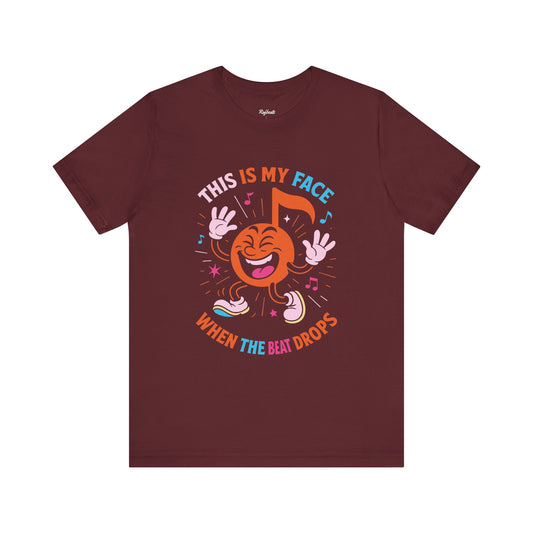 Women's T-shirt Maroon Festival Vibes Tee